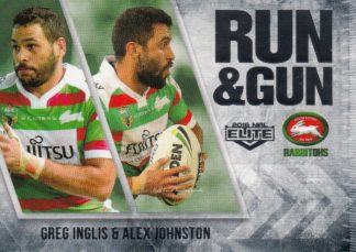 2016 NRL Elite Run & Gun - RG23 Inglis & Johnston South Sydney Rabbitohs