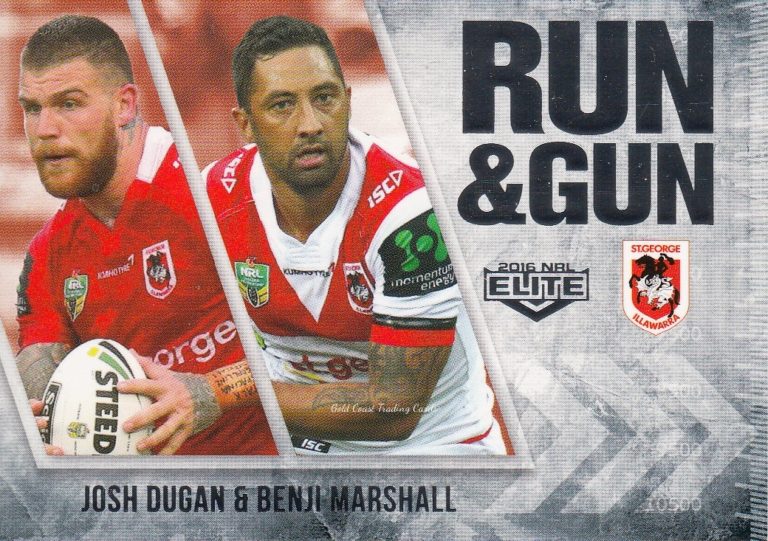 2016 NRL Elite Run & Gun - RG25 Dugan & Marshall St George Dragons