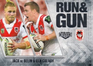 2016 NRL Elite Run & Gun - RG26 De Belin & Creagh St George Dragons
