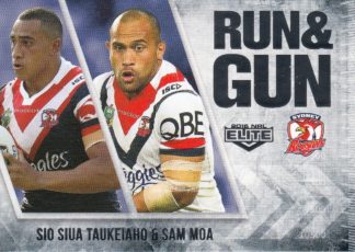 2016 NRL Elite Run & Gun - RG28 Taukeiaho & Moa Sydney Roosters