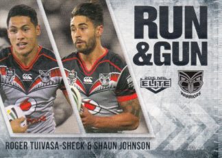 2016 NRL Elite Run & Gun - RG29 Tuivasa-Sheck & Johnson Warriors