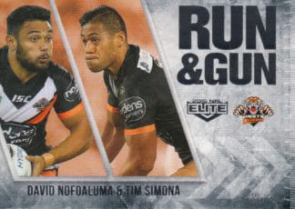 2016 NRL Elite Run & Gun - RG31 Nofoaluma & Simona Wests Tigers