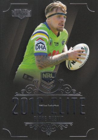 2016 NRL Elite Common Card - Base 014 Blake Austin Canberra Raiders