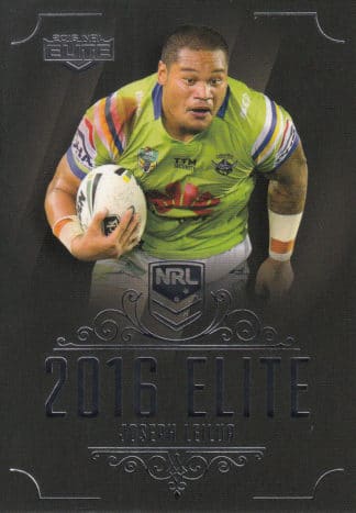 2016 NRL Elite Common Card - Base 017 Joseph Leilua Canberra Raiders