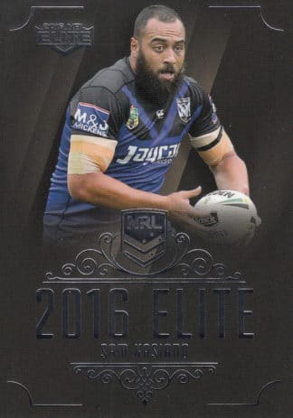 2016 NRL Elite Common Card - Base 031 Sam Kasiano Canterbury Bulldogs