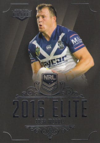 2016 NRL Elite Common Card - Base 033 Josh Morris Canterbury Bulldogs