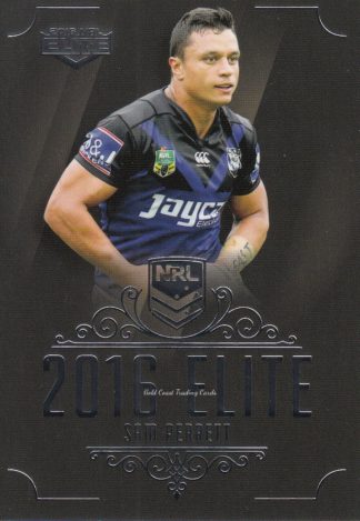2016 NRL Elite Common Card - Base 034 Sam Perrett Canterbury Bulldogs