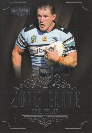 2016 NRL Elite Common Card - Base 043 Paul Gallen Cronulla Sharks