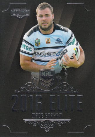 2016 NRL Elite Common Card - Base 044 Wade Graham Cronulla Sharks