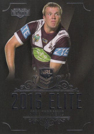 2016 NRL Elite Common Card - Base 070 Jake Trbojevic Manly Sea Eagles