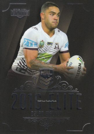 2016 NRL Elite Common Card - Base 072 Dylan Walker Manly Sea Eagles