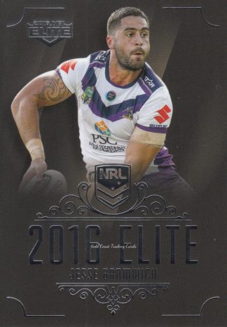 2016 NRL Elite Common Card - Base 074 Jesse Bromwich Melbourne Storm