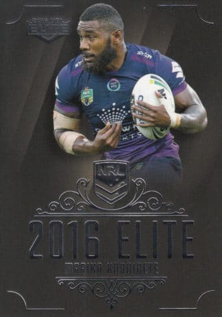 2016 NRL Elite Common Card - Base 080 Marika Koroibete Melbourne Storm