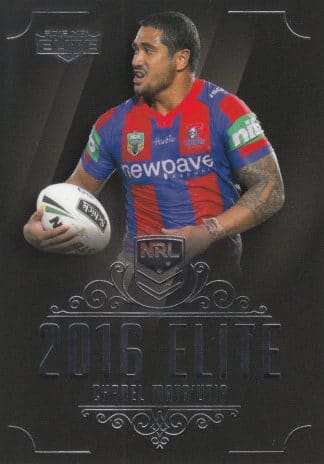 2016 NRL Elite Common Card - Base 089 Chanel Mata'utia Newcastle Knights