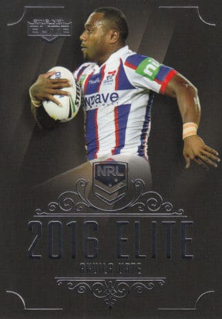 2016 NRL Elite Common Card - Base 096 Akuila Uate Newcastle Knights