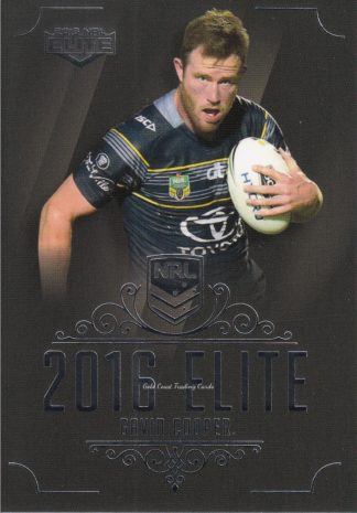 2016 NRL Elite Common Card - Base 100 Gavin Cooper North Qld Cowboys