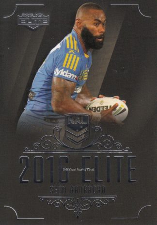 2016 NRL Elite Common Card - Base 117 Semi Radradra Parramatta Eels