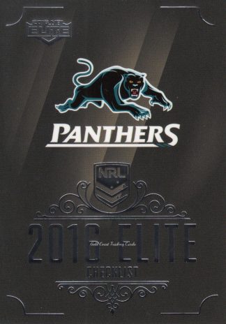 2016 NRL Elite Common Card - Base 121 Checklist / Logo Penrith Panthers