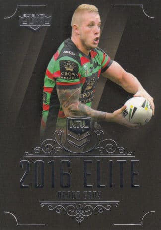 2016 NRL Elite Common Card - Base 139 Aaron Gray South Sydney Rabbitohs