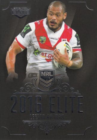 2016 NRL Elite Common Card - Base 146 Leeson Ah Mau St George Dragons