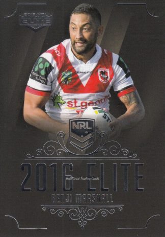2016 NRL Elite Common Card - Base 151 Benji Marshall St George Dragons