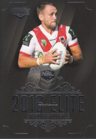 2016 NRL Elite Common Card - Base 153 Jason Nightingale St George Dragons