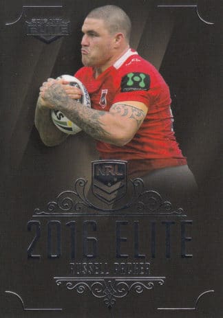 2016 NRL Elite Common Card - Base 154 Russell Packer St George Dragons