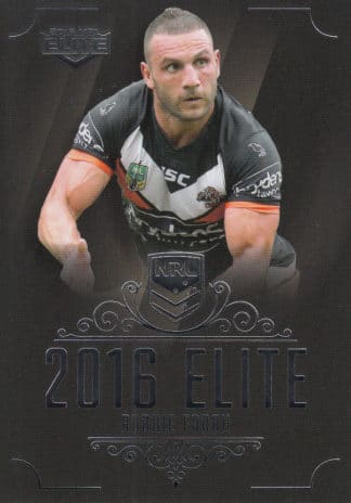 2016 NRL Elite Common Card - Base 184 Robbie Farah Wests Tigers