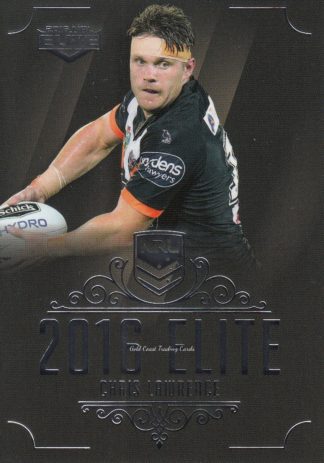 2016 NRL Elite Common Card - Base 186 Chris Lawrence Wests Tigers