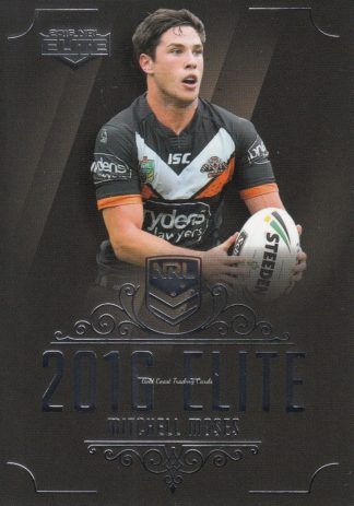 2016 NRL Elite Common Card - Base 187 Mitchell Moses Wests Tigers