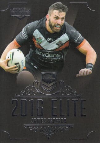 2016 NRL Elite Common Card - Base 191 James Tedesco Wests Tigers