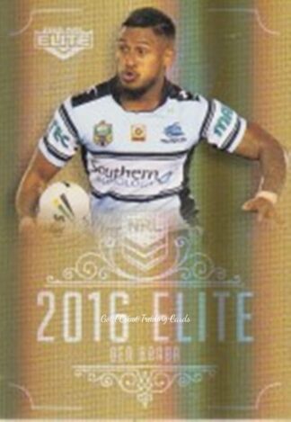 2016 NRL Elite Gold Parallel - SG038 Ben Barba Cronulla Sharks