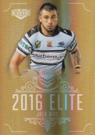 2016 NRL Elite Gold Parallel - SG039 Jack Bird Cronulla Sharks