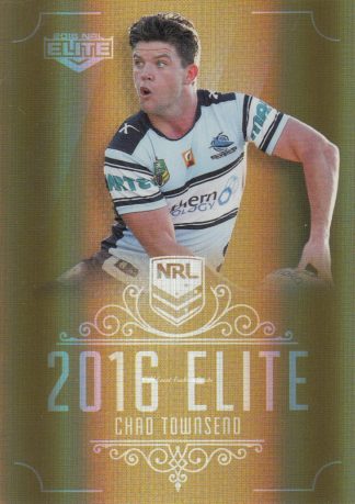 2016 NRL Elite Gold Parallel - SG048 Chad Townsend Cronulla Sharks