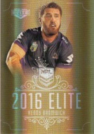 2016 NRL Elite Gold Parallel - SG075 Kenny Bromwich Melbourne Storm