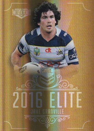 2016 NRL Elite Gold Parallel - SG102 Jake Granville North QLD Cowboys