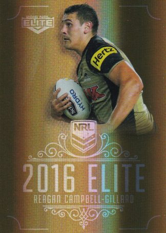 2016 NRL Elite Gold Parallel - SG123 Reagan Campbell-Gillard Penrith Panthers