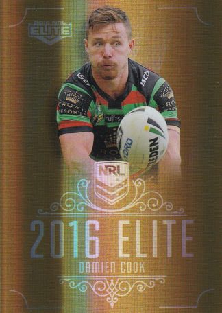 2016 NRL Elite Gold Parallel - SG137 Damien Cook South Sydney Rabbitohs