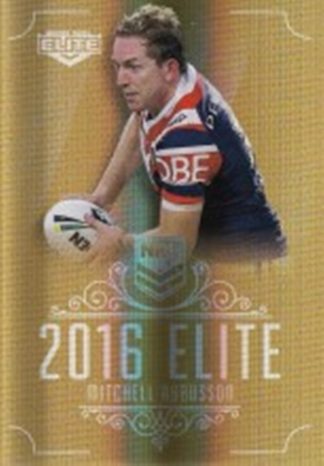 2016 NRL Elite Gold Parallel - SG158 Mitchell Aubusson Sydney Roosters