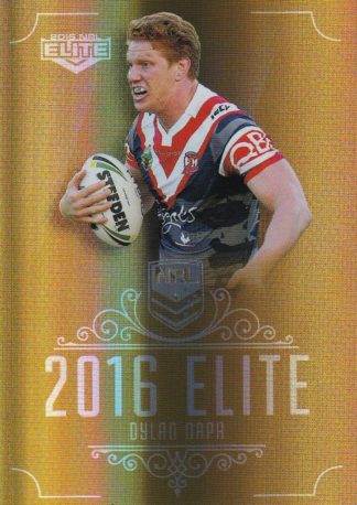 2016 NRL Elite Gold Parallel - SG167 Dylan Napa Sydney Roosters