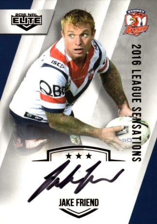 2016 NRL Elite League Sensations Signature - LS14 Jake Friend Sydney Roosters