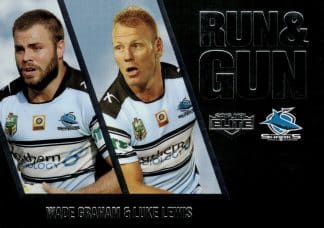 2016 NRL Elite Run & Gun Parallel - RGP08 Graham & Lewis Cronulla Sharks