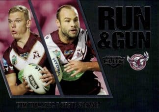 2016 NRL Elite Run & Gun Parallel - RGP11 Trbojevic & Stewart Manly Sea Eagles
