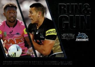 2016 NRL Elite Run & Gun Parallel - RGP22 Segeyaro & Campbell-Gillard Penrith Panthers