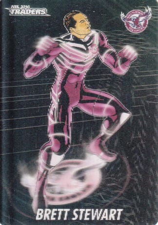 2016 NRL Traders 3D Cyber Hero - CH07 Brett Stewart Manly Sea Eagles