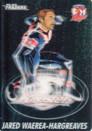2016 NRL Traders 3D Cyber Hero - CH16 Jared Waerea-Hargreaves Sydney Roosters