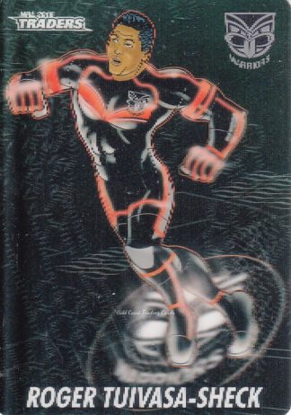 2016 NRL Traders 3D Cyber Hero - CH17 Roger Tuivasa-Sheck Warriors