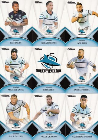 2016 NRL Traders Base Team Set - Cronulla Sharks