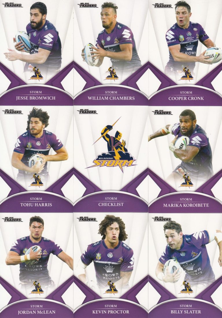 2016 NRL Traders Album With Full Base Set - 161 Common Cards - Image 10