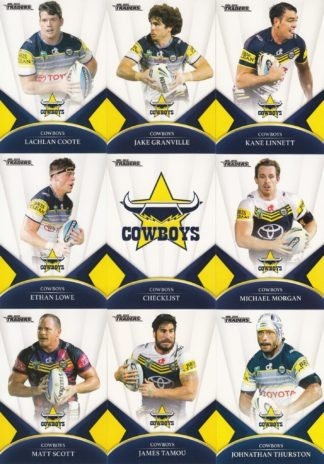 2016 NRL Traders Base Team Set - North QLD Cowboys